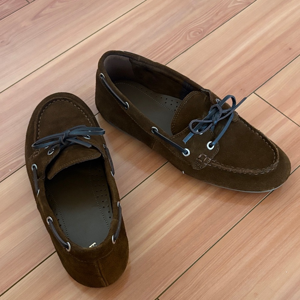 Zara leather loafers
